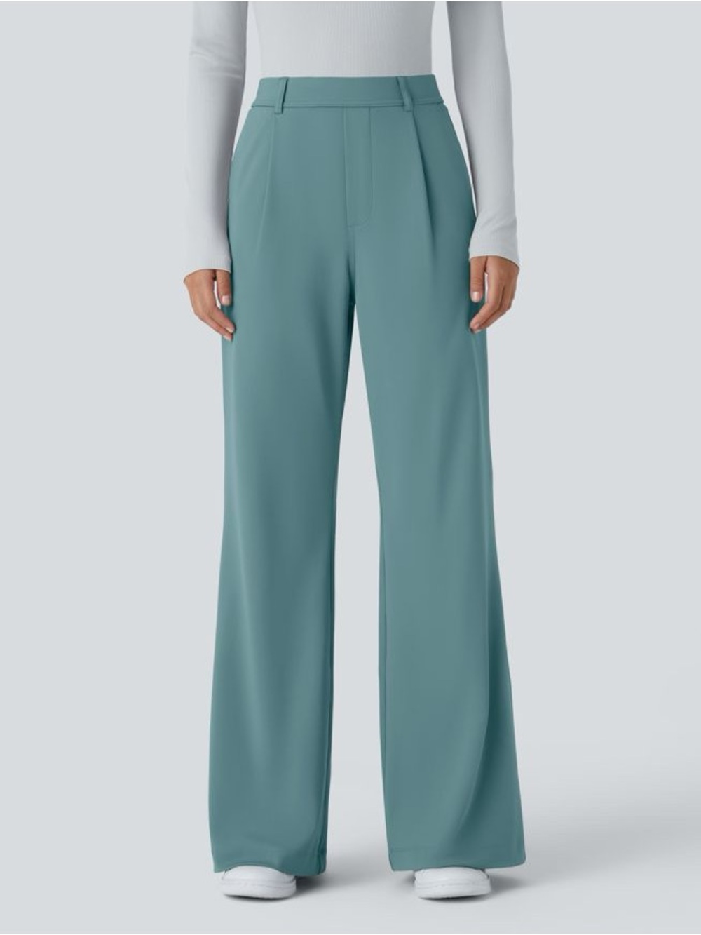Halara Flex Day Stretch High Waisted Pocket Work Flare Pants - Small